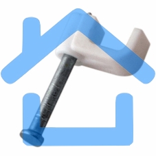 Крепеж кабеля плоский 4 х 2 мм, белый (упак. 20 шт) Rexant