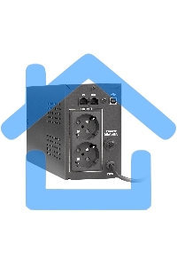 Источник бесперебойного питания ExeGate EP212515RUS Power Smart ULB-600 LCD 600VA, черный, 2 евророзетки, USB