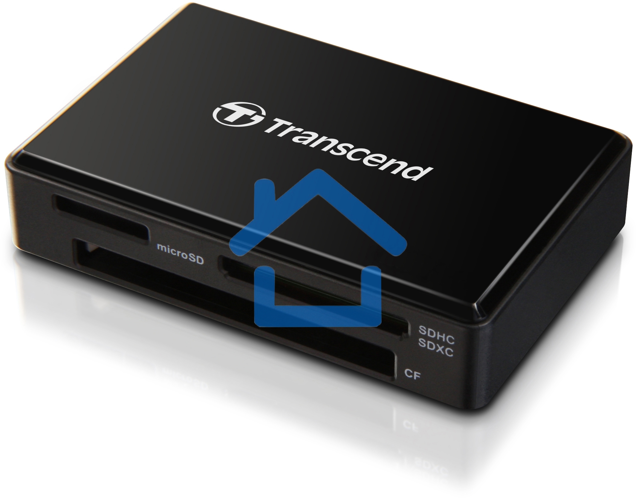 Считыватель карты памяти Transcend USB 3.0 Transcend All-in-1 Multi Card Reader, черный