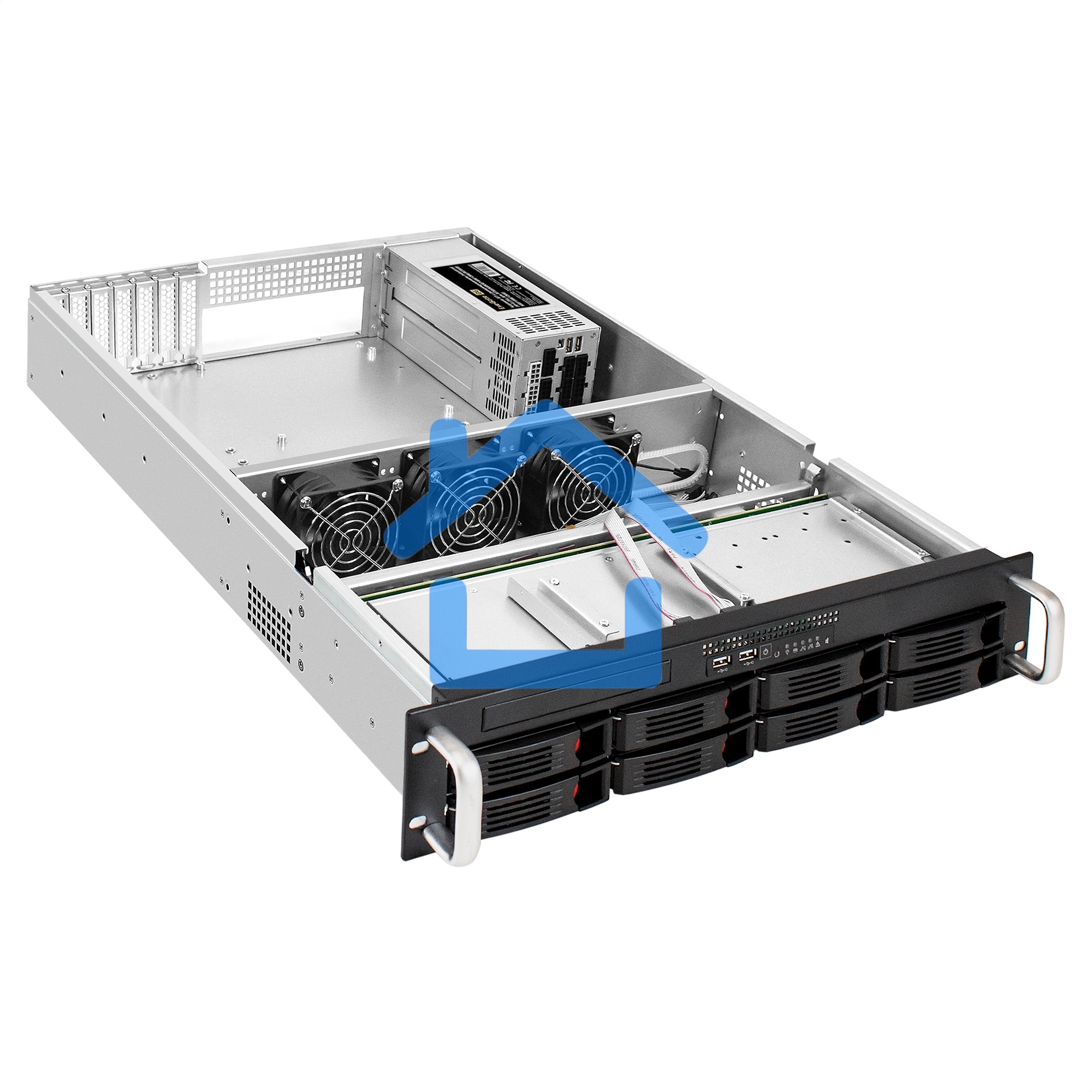 Серверная платформа ExeGate Pro 2U660-HS08 <RM 19