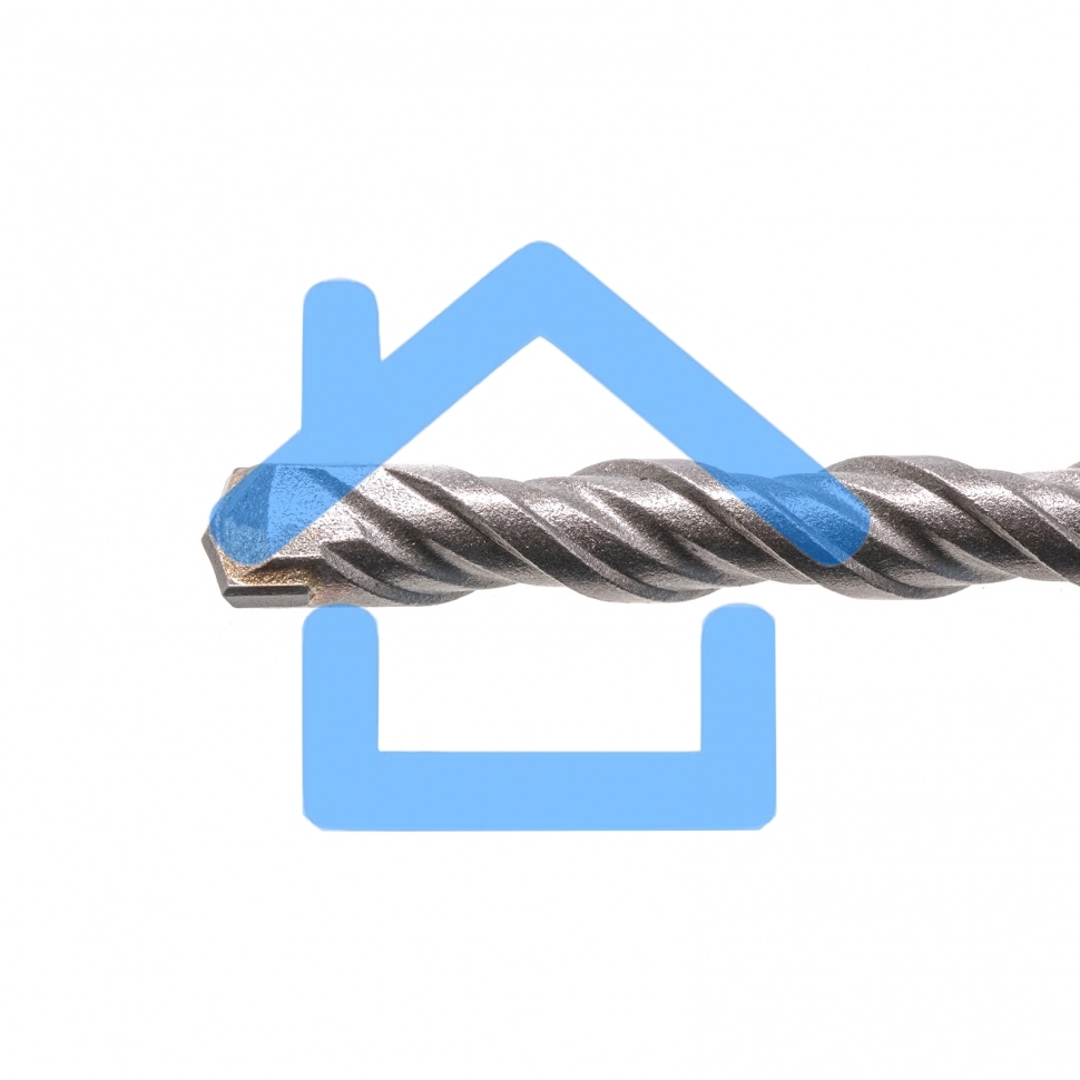 Бур по бетону, двойная спираль, Cobalt W-tip, 8x160 мм, SDS PLUS Denzel