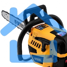 Пила цепная бензиновая DS-5218, шина 45 см, 52см3, 3 л.с., шаг 0,325, паз 1,5 мм, 72 зв Denzel