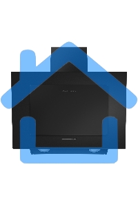 Вытяжка наклонная Maunfeld Tower A 60 черный, 60 см, 650 куб. м/ч, 66 дБ