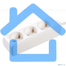 Удлинитель Iek WYP10-16-03-01-Z-17 У03 3 места 2 Р + P Е /1,5метра 3х1мм2 16А/250В IEK