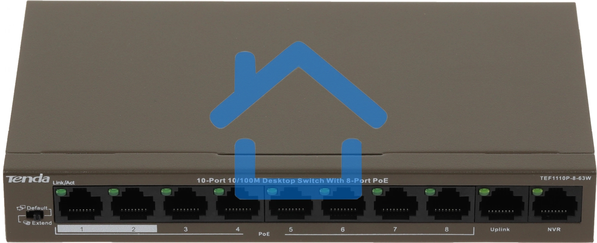 Коммутатор Tenda TEF1110P-8-63W