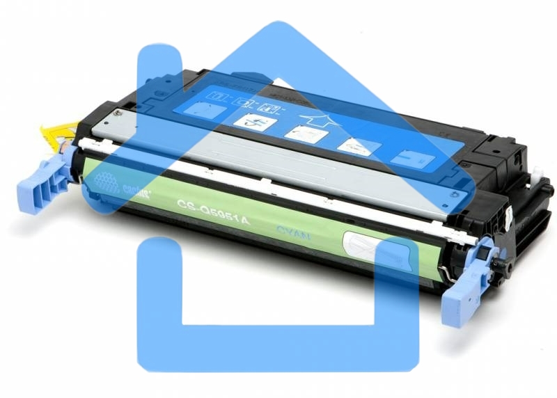 Картридж лазерный Cactus CS-Q5951A голубой (10 000 стр.) для HP Color LaserJet 4700