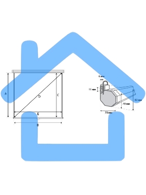 Экран Lumien 200x200см Eco Picture LEP-100103 1:1 настенно-потолочный рулонный