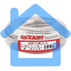 Кабель UTP Rexant 4PR 24AWG, CU (медь), CAT5e, 100 МГц, PVC, серый, бухта 25 м