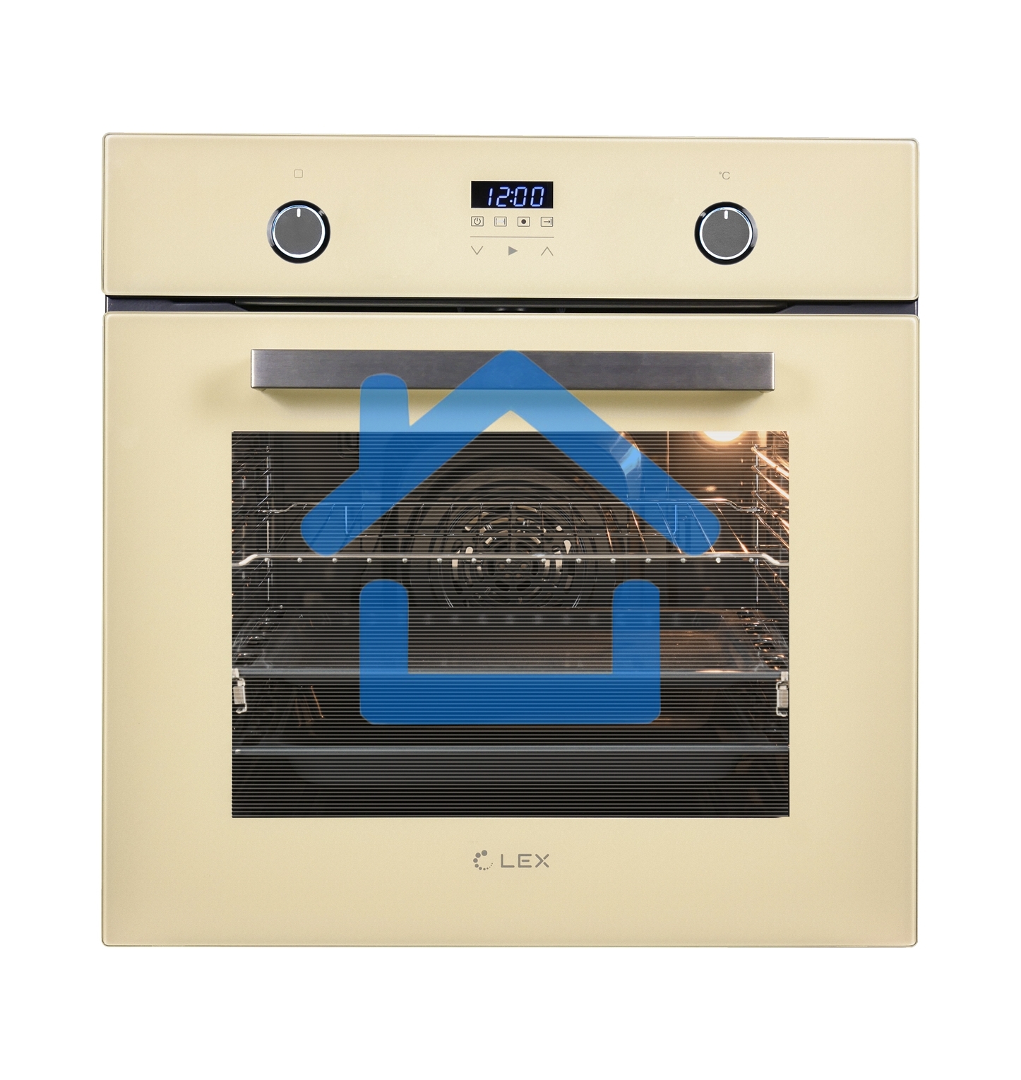 Духовой шкаф электрический LEX EDP 093 IV слоновая кость, встраиваемый