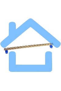 Панель заземления ЦМО 300 мм / 200 А