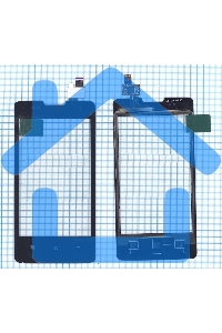 Сенсорное стекло (тачскрин) для Lenovo A600e, черный