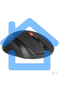 Мышь беспроводная Defender Ultra MM-315 черный, 1600 dpi, радиоканал, USB, кнопки - 6