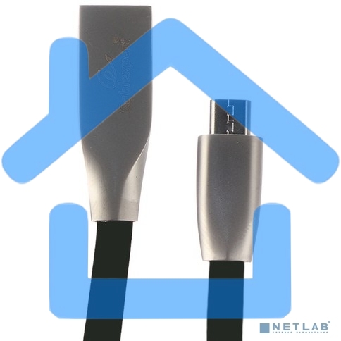 Кабель USB 2.0 Cablexpert CC-G-mUSB01Bk-1.8M, AM/microB, серия Gold, длина 1.8м, черный, блистер
