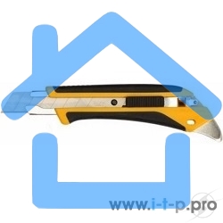 Канцелярский нож OLFA OL-L5-ALнерж.сталь пластик 1.8см