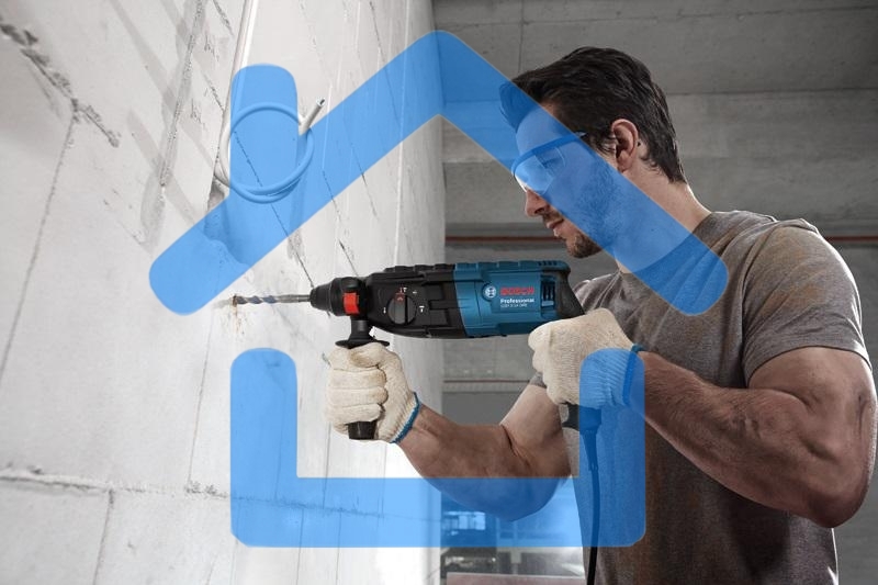 Перфоратор Bosch GBH 2-24 DRE патрон:SDS-plus уд.:2.7Дж 790Вт (кейс в комплекте)
