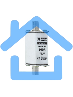 Вставка плавкая ППН-33 100/100А габарит ООС EKF fus-33/100