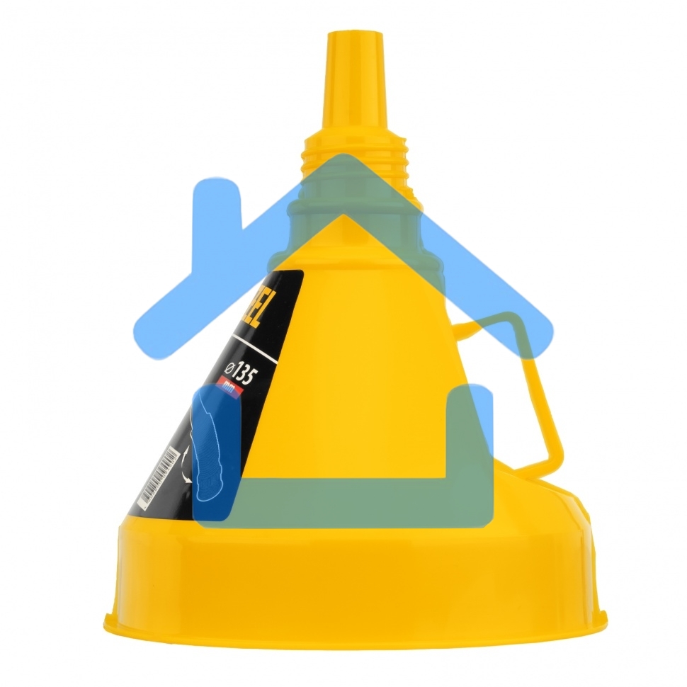 Воронка пластиковая Denzel 135 мм с металлическим ситом и гибким наконечником