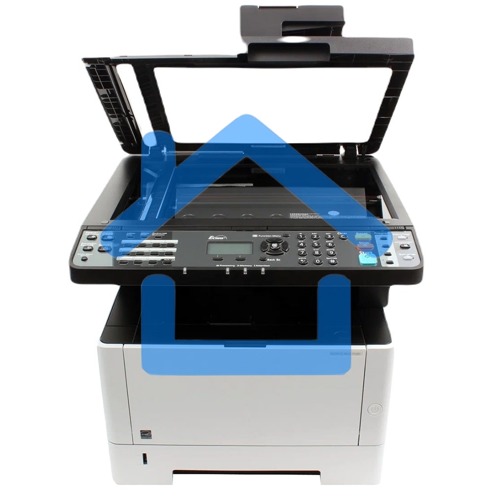 МФУ лазерное Kyocera Ecosys M2135dn (1102S03NL0), A4, ч/б, печ. до 35 стр/мин., скан. до 40 стр/мин (ч/б) 16 стр/мин. (цвет), 1200 x 1200 dpi (печать) 600x600dpi (скан.), USB, RJ-45