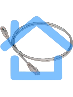 Патч-корд Lanmaster TWT UTP кат.5e, с заливными колпачками, 30.0 м, серый