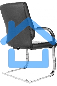 Кресло компьютерное Бюрократ T-8010-LOW-V/BLACK черный, искусственная кожа