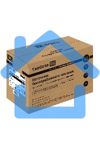 Источник бесперебойного питания ExeGate NEO Smart BU-1000.LCD.AVR.5SH 1000VA/500W, цветной LCD-дисплей, AVR, 5*Schuko, черный