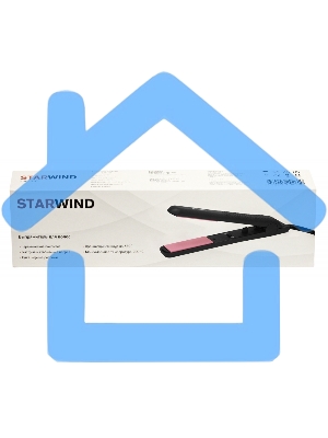 Выпрямитель Starwind SHE5500 25Вт черный/розовый (макс.темп.:200С)