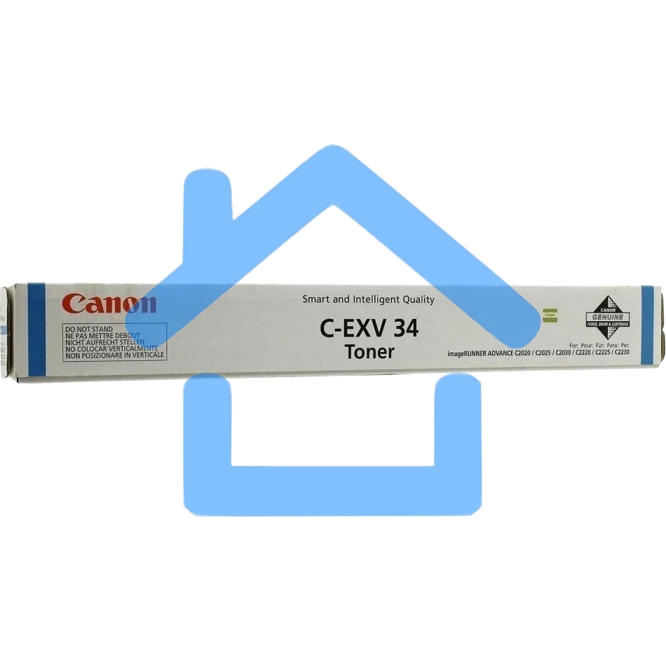 Картридж лазерный Canon C-EXV34C голубой (16000 стр.) для Canon iR C9060/C9065/C9070