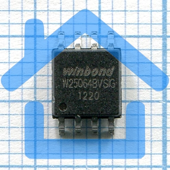 Микросхема ПЗУ W25Q64B