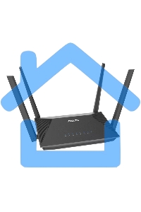 Роутер беспроводной Asus RT-AX52 AX1800 10/100/1000BASE-TX черный