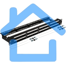 Патч-панель Lanmaster LAN-PPC48U5E 19