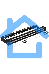 Патч-панель Lanmaster LAN-PPC48U5E 19