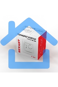 Терморегулятор механический RX-308B бежевый Rexant (совместим с Legrand серии Valena)