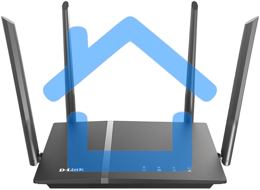 Роутер D-Link DIR-1260/RU/R1A, Wireless AC1200 2x2 MU-MIMO Dual-band Gigabit Router with 1 10/100/1000Base-T WAN port, 4 10/100/1000Base-T LAN ports and 1 USB port.802.11b/g/n/ac compatible, up to 300 Mbps