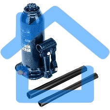 Домкрат гидравлический бутылочный, 6 т, h подъема 207-404 мм Stels