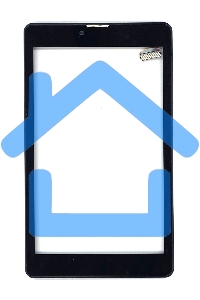 Сенсорное стекло (тачскрин) для Irbis TZ743 REV2, черное с рамкой