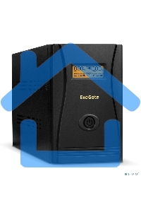 Источник бесперебойного питания ExeGate SpecialPro Smart LLB-1200.LCD.AVR.4SH.USB 1200VA/750W, LCD, AVR, 4*Schuko, USB, черный