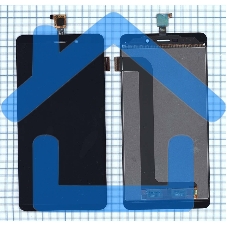 Дисплей для Micromax Canvas Mega E353 черный