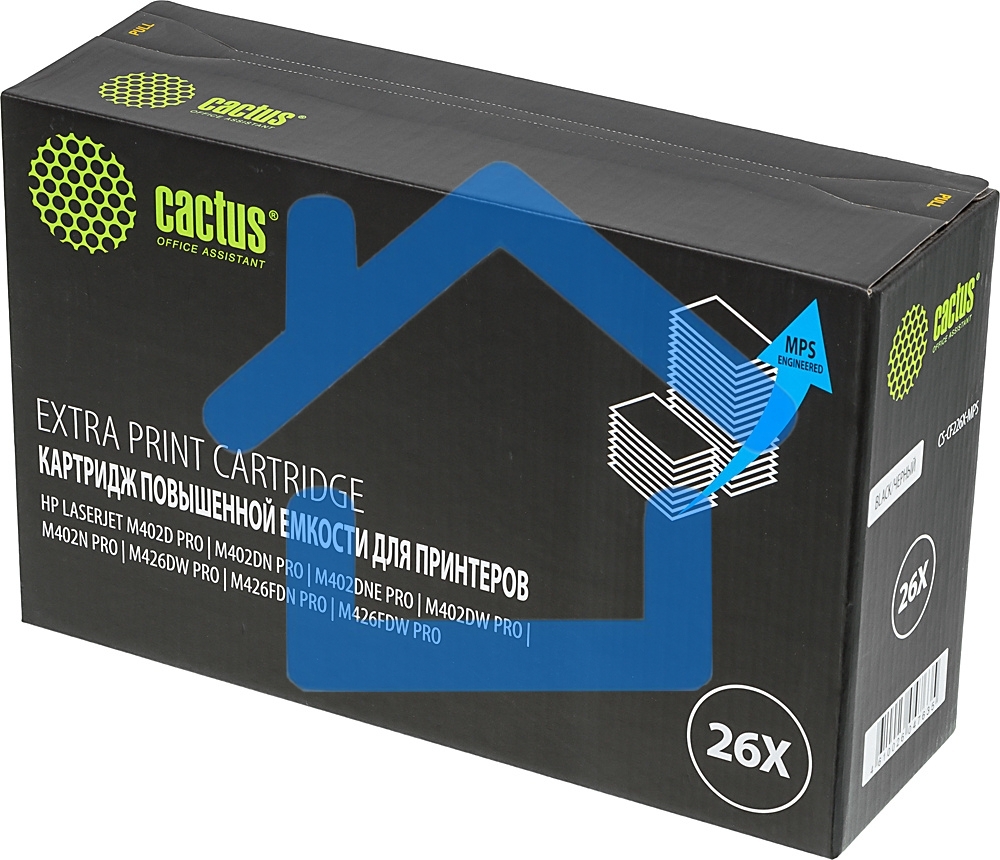 Картридж лазерный Cactus CS-CF226X-MPS черный (12000 стр.) для HP LJ M402d/M402n/M426dw/M426fdn/M426fdw