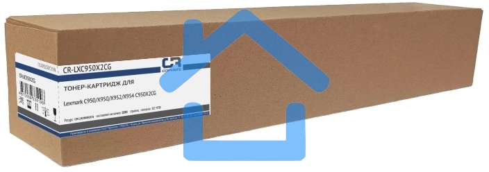 Картридж лазерный CopyRite CR-LXC950X2CG C950X2CG голубой (22000стр.) для Lexmark C950/X950/X952/X954