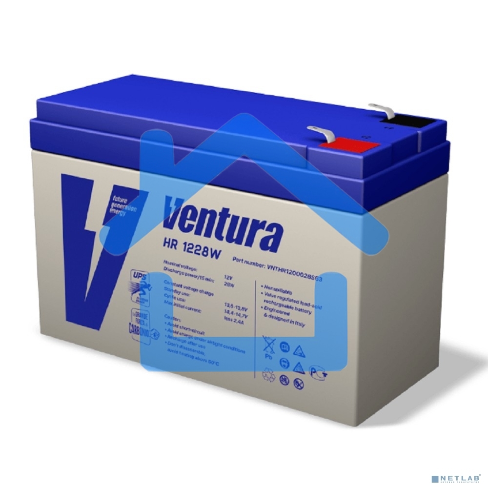 Батарея Ventura HR1228W 12V 7,2Ah