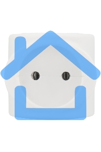 Тройник электрический биметалл 220В 6А бел. Rexant 11-1064