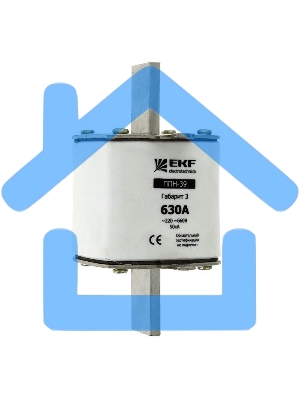 Вставка плавкая ППН-39 630А габарит 3 EKF fus-39/630