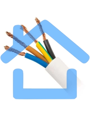 Провод ПВС 4х2.5 (бухта) (м) Альгиз К ФР-00000447