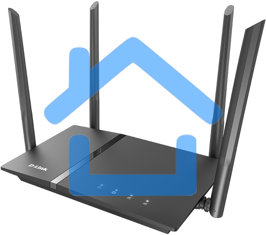 Роутер D-Link DIR-1260/RU/R1A, Wireless AC1200 2x2 MU-MIMO Dual-band Gigabit Router with 1 10/100/1000Base-T WAN port, 4 10/100/1000Base-T LAN ports and 1 USB port.802.11b/g/n/ac compatible, up to 300 Mbps