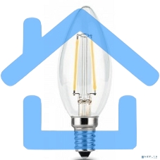 Лампа светодиодная Gauss 103801205LED Filament Candle Е14 5Вт 4100к 1/10/50