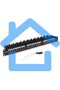 Патч-панель ExeGate EPP3-19-24-8P8C-110D-STP90 (19