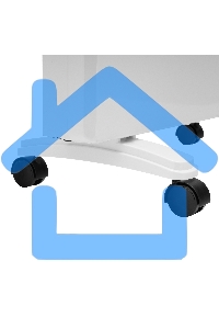 Конвектор электрический MTX CH-1000, белый, 1000 Вт, 10 м2, термостат