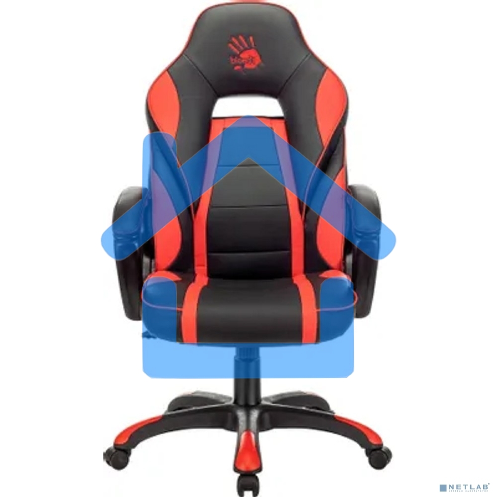Кресло игровое A4Tech Bloody GC-350 черный/красный эко.кожа крестовина