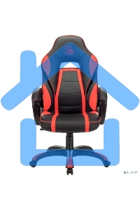 Кресло игровое A4Tech Bloody GC-350 черный/красный эко.кожа крестовина
