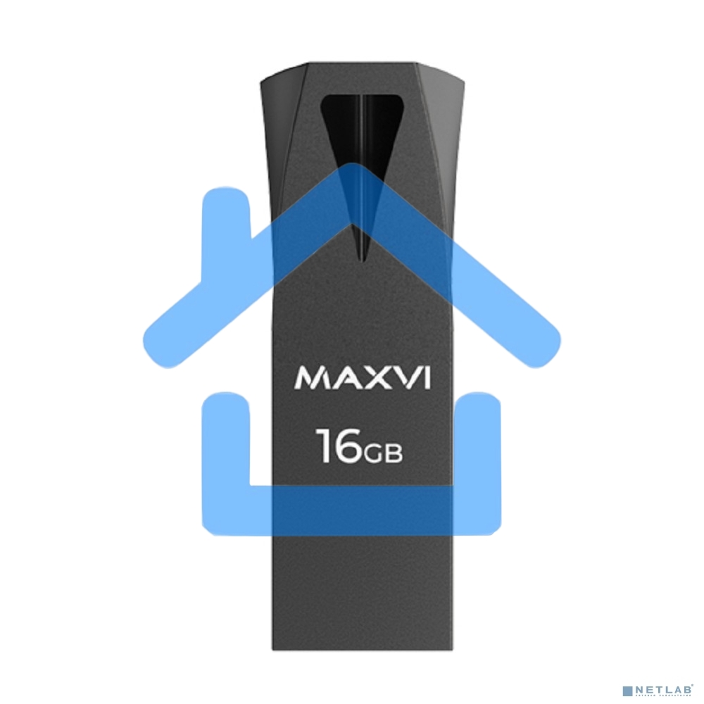 Флешка USB R/W Maxvi MK2 16Gb USB 2.0 dark grey